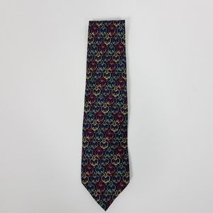 Christian Dior Men's Vintage Silk Pattern Tie